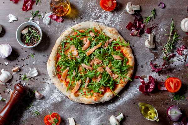 Pizza Salmone e Rucola